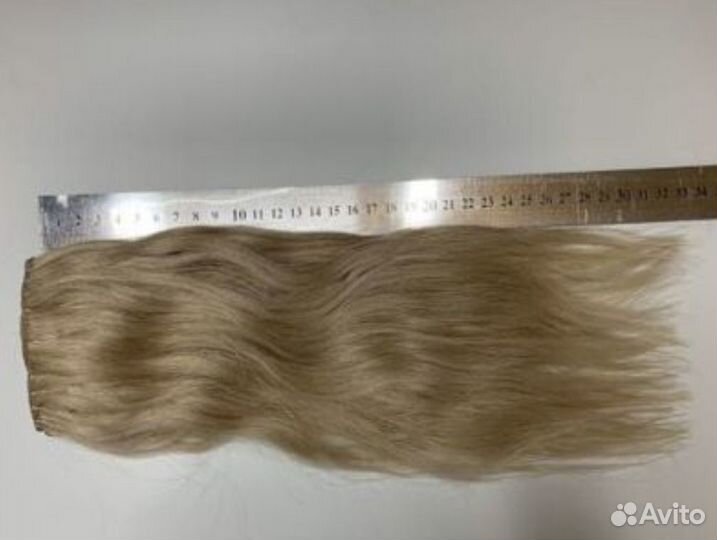 Волосы на заколках, натуральные, новые