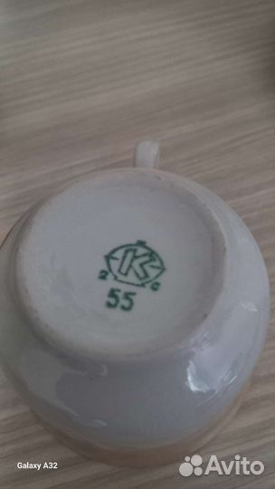 Сервиз чайный кофейный. Винтаж. Коростень