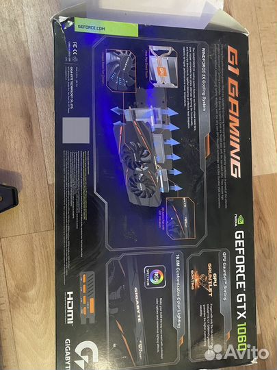 Видеокарта gtx 1060 6gb