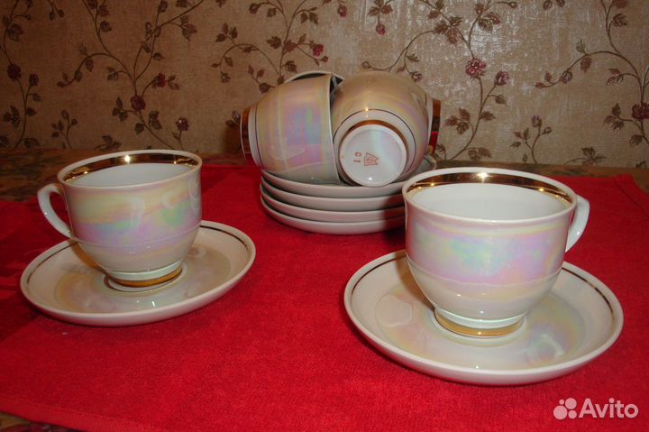 Кофейный набор - тонкий фарфор