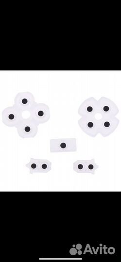 Проводящие силиконовые кнопки для dualshock 4