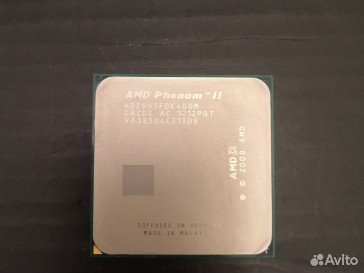 AMD Phenom II X4 965 Black Edition 3,4 ггц. AM3