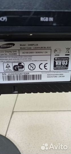 Монитор benq и самсунг