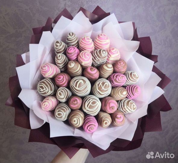 Букет из Фиников в Шоколаде. Съедобные Букеты