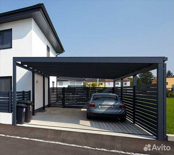 Навес лофт металлический