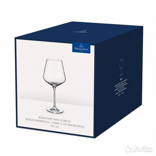 La Divina Набор бокалов для бургундского вина 4 ш
