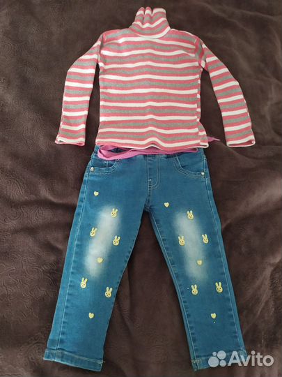 Детские вещи на девочку пакетом 86 92