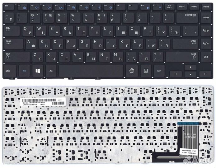 Новая клавиатура samsung 370R4E 450R4V 470RE