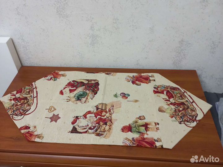 Салфетки новогодние и коврик под елку