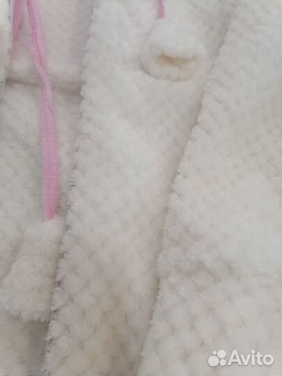 Флисовый халат Зайка р. 42