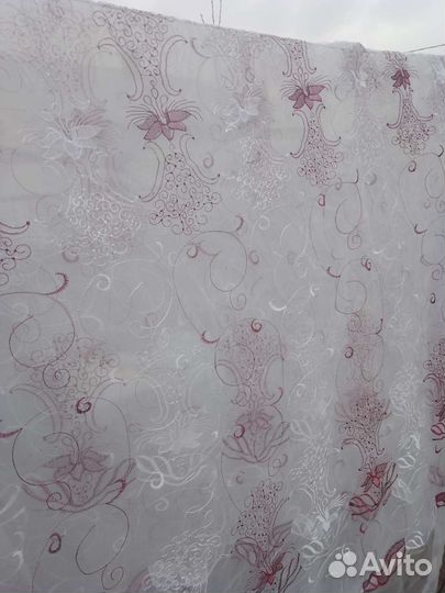 Тюли из арганзы длинные