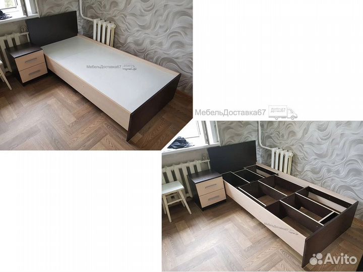 Кровать (ширина 90-120-140-160, длина 200)