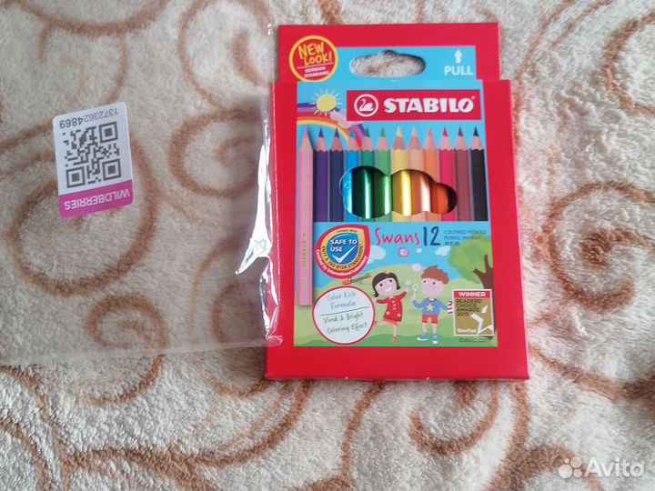 Stabilo Карандаш 12 цвета