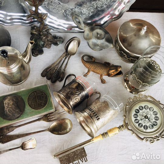 Мельхиоровая посуда СССР