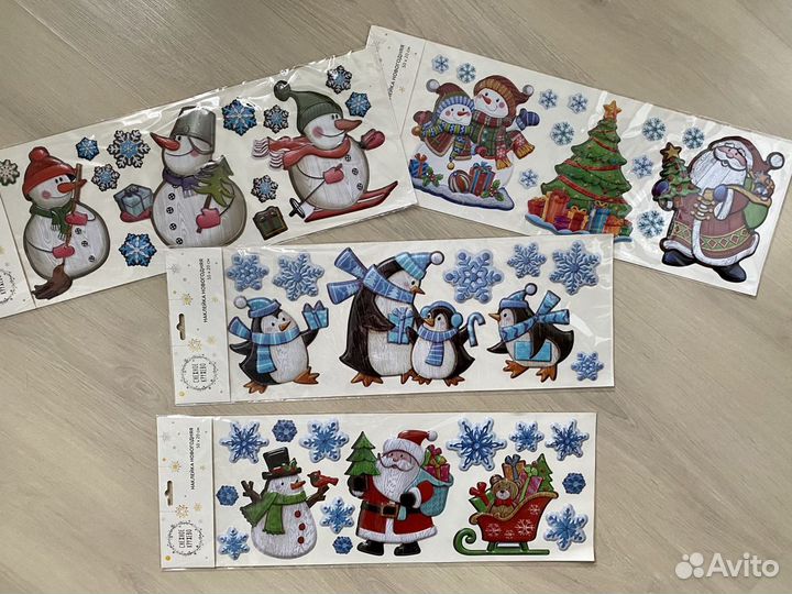 Наклейки на Новый год