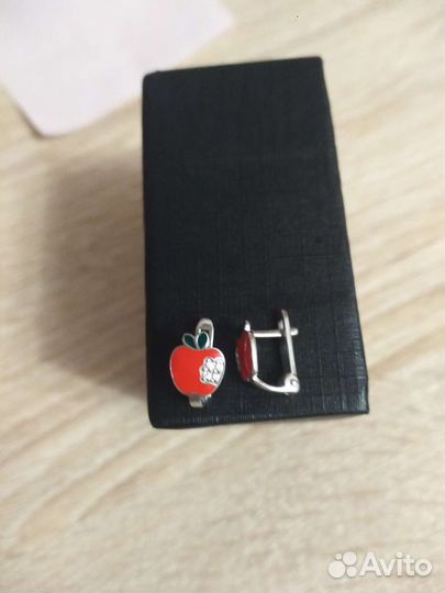 Серьги серебро