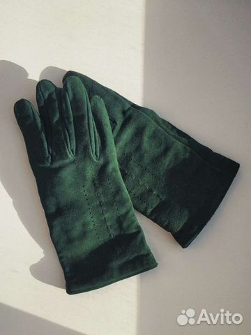 Перчатки женские замшевые новые
