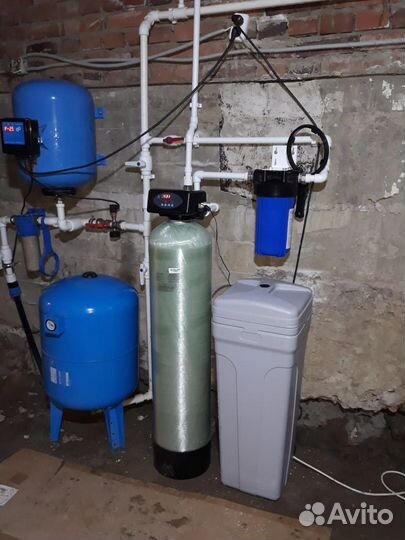 Система очистки воды на дом, обезжелезивания