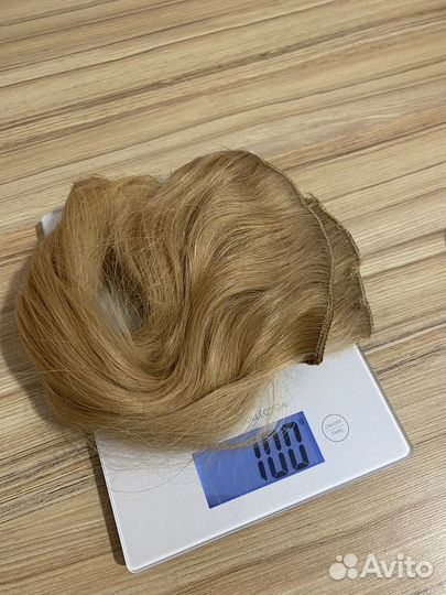 Волосы на заколках натуральные