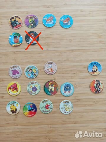 Фишки кэпсы сотки Pog, Pokemon, Mortal Kombat
