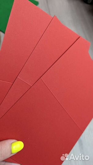 Бумага открыточная со сгибами 22 листа картона