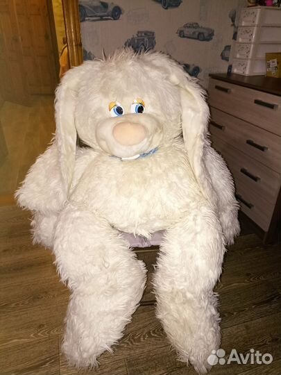 Мягкая игрушка заяц большой