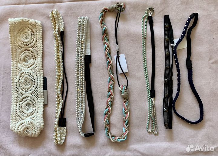 Повязка для волос на голову украшение ободок