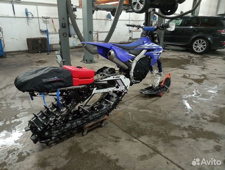 Сноубайк YZ450F с Timbersled ARO 120LE