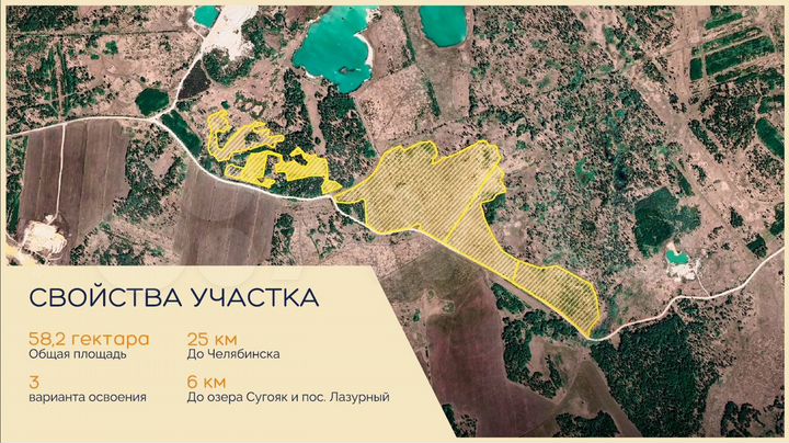 Участок 58,2 га (ИЖС)