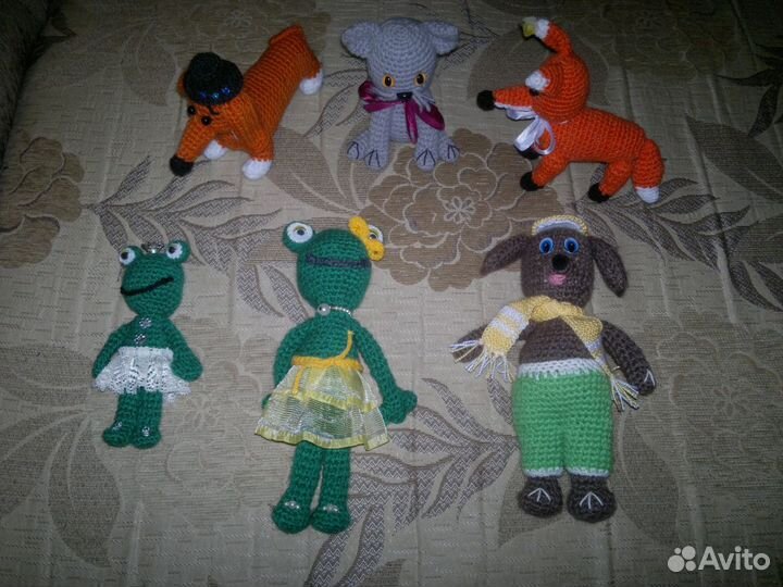 Вязаные игрушки ручной работы