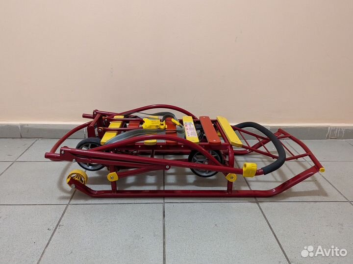 Санки (складные для авто, колеса выдвижные)