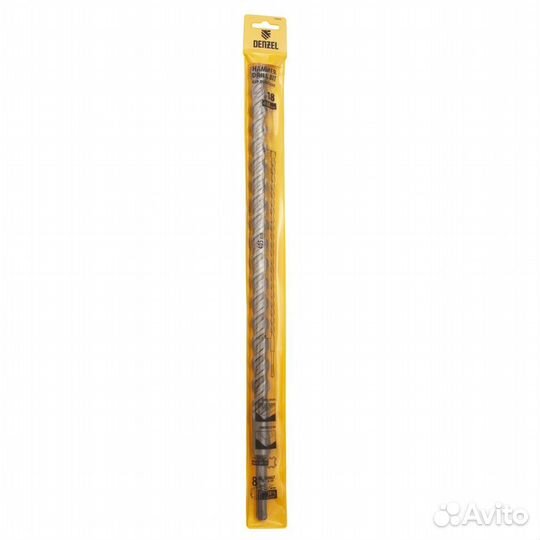 Бур по бетону, двойная спираль, три пылеотводящие