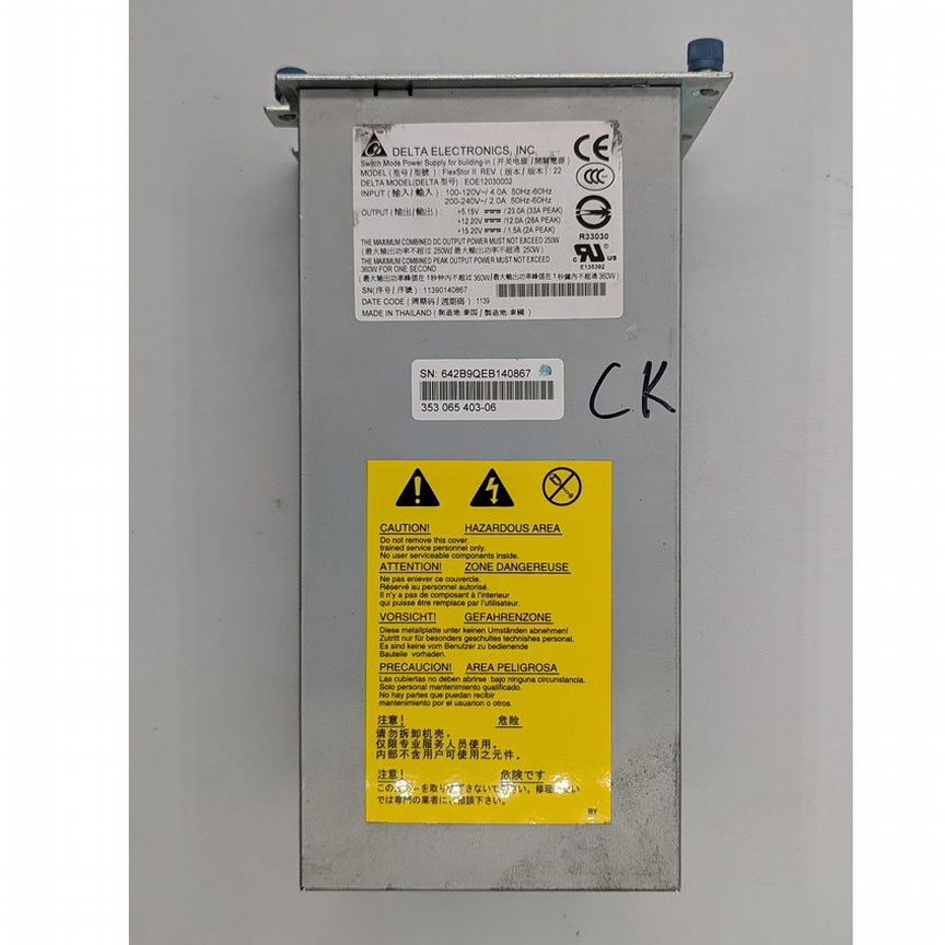 [EOE12030002] Блок Питания 353 065 403-06 Delta, I