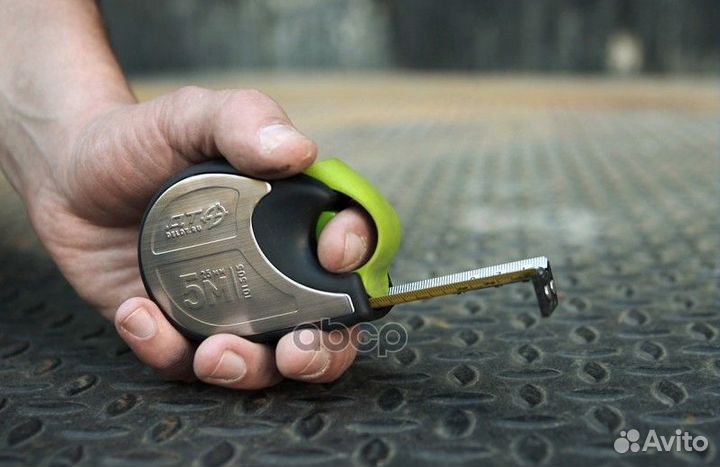 Рулетка металлическая с нейлоновой лентой 5м Дело