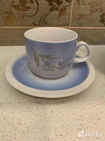 Фарфоровый Набор Чашки и блюдца гдр