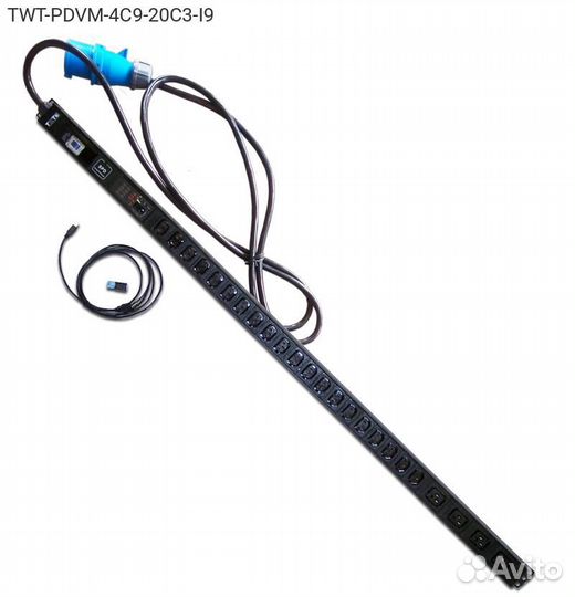 Блок розеток lanmaster TWT-pdvm, Zero U, TWT-pdvm