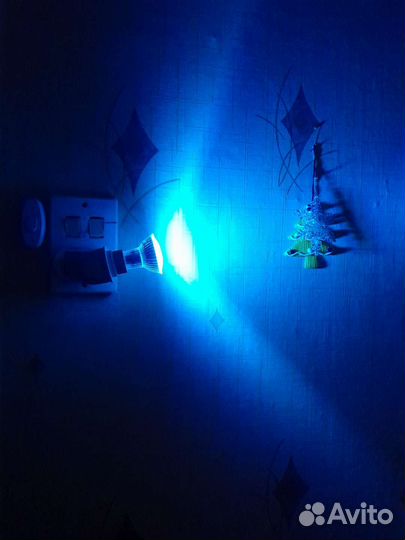 Лампочка в розетку светодиодная разноцветная