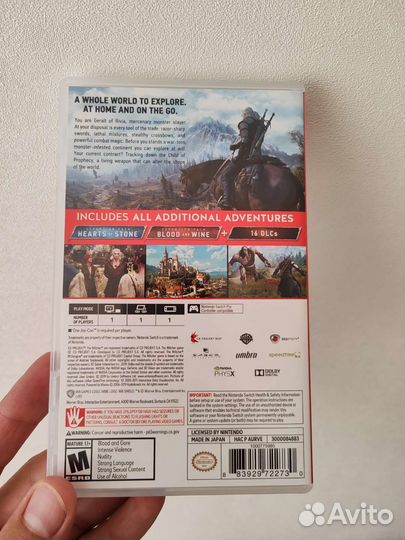 The Witcher 3 полное издание Switch