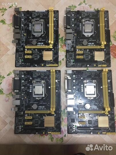 Материнская плата 1150 asus H81M-C