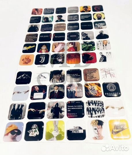 3D стикеры оптом с твоим дизайном