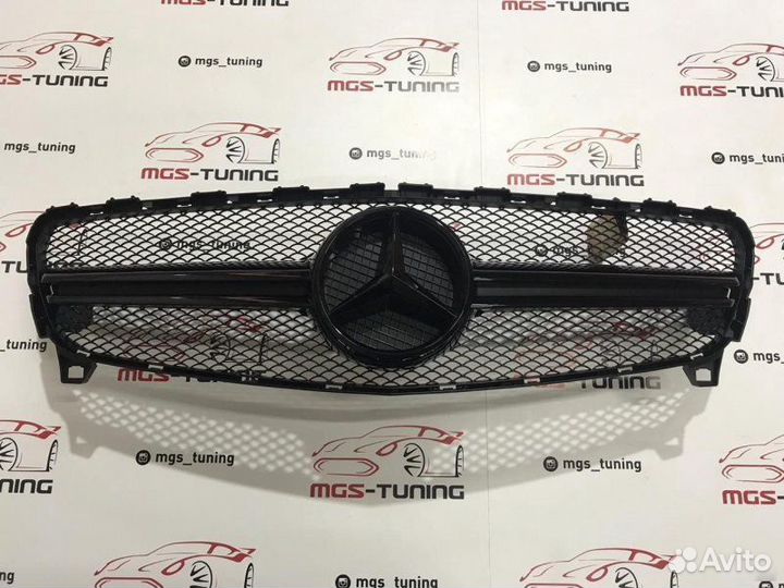 Решетка Mercedes A-class w176 AMG 45 Black