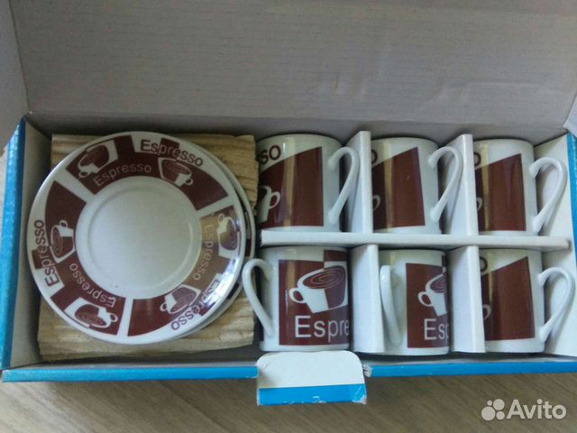 Сервиз чайный кофейные чашки