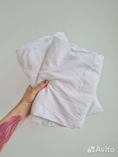 Икеа Простыня натяжная лен, 60х120 см, 2 шт