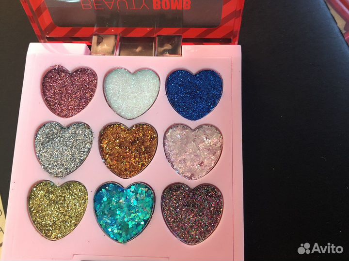 Палетка глитеров beauty bomb
