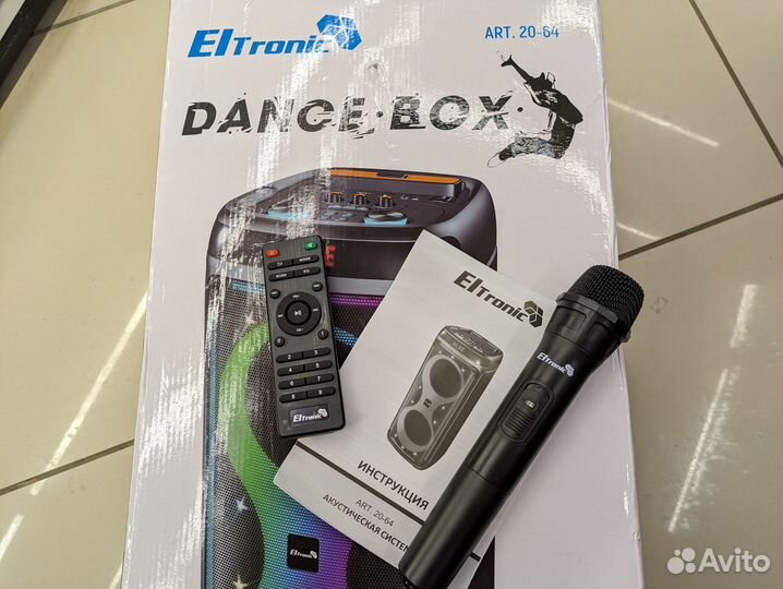 Колонка Eltronic 400в LED подсветка