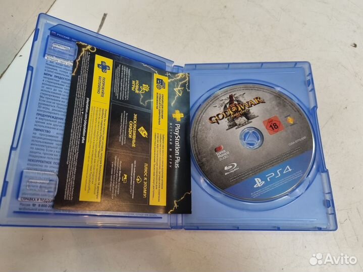 Игровые диски. Sony Playstation 4 God Of War Обнов