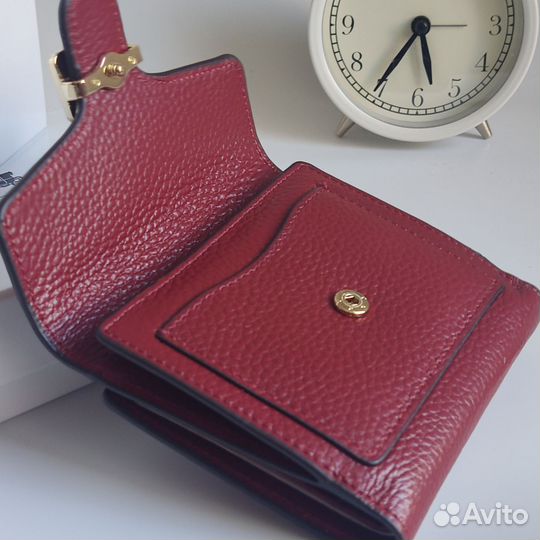 Кошелек женский Coach mini эмаль (red)