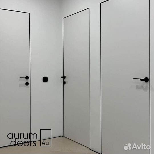 Скрытая дверь в размере