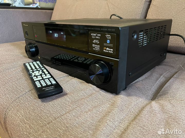Ресивер pioneer vsx-520(bluetooth,hdmi)