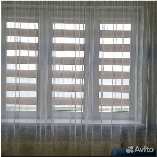 Шторы Зебра Рулонные